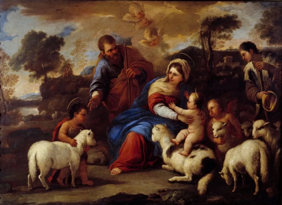 Sacra Famiglia - Musee Municipal Antoine Vivenel, Compiegne, Francia